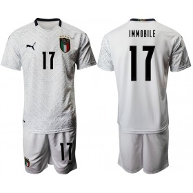 Camisetas Italia Ciro Immobile 17 Niños Segunda Equipacion Eurocopa 2020